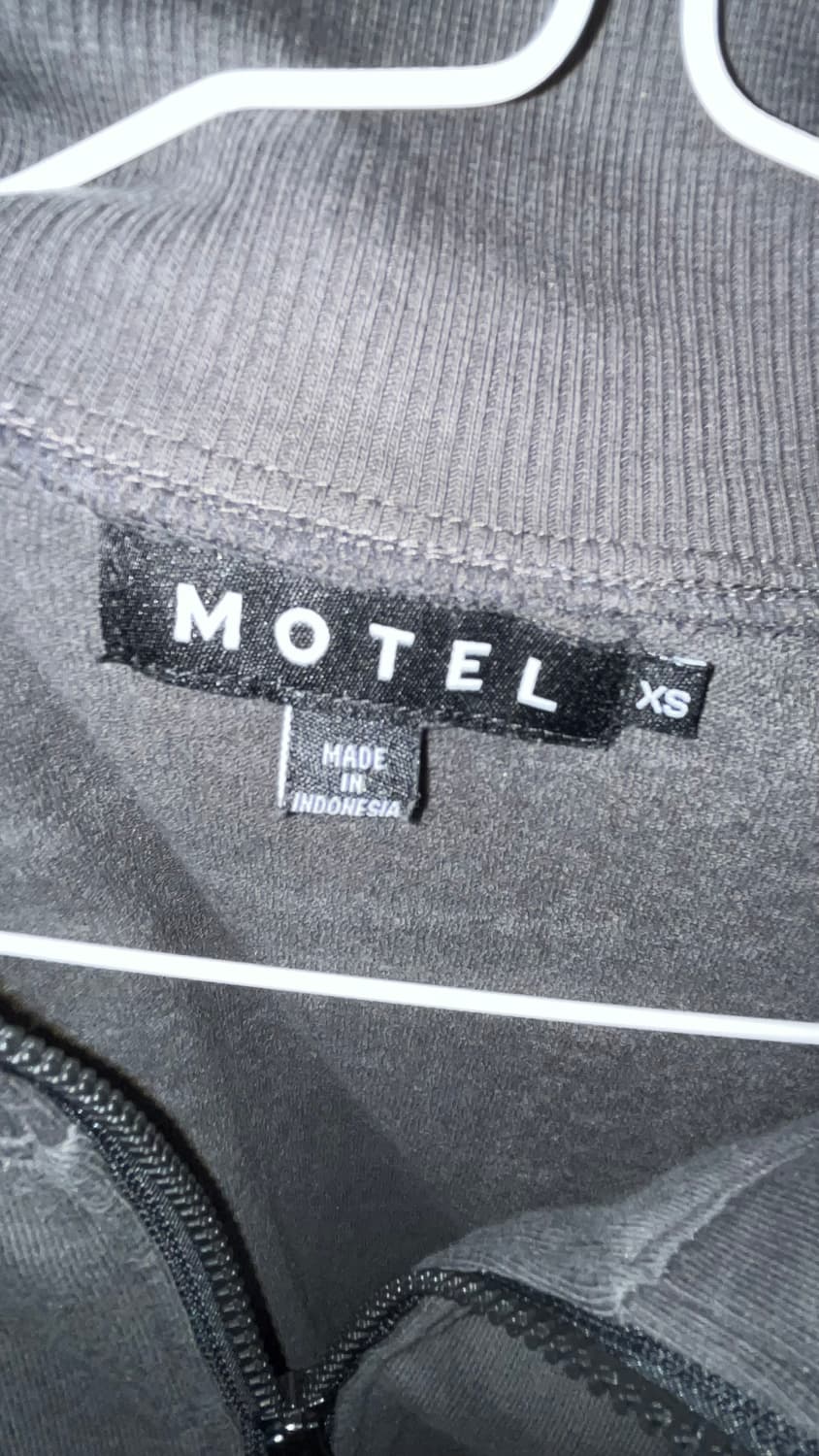 Motel Rocks 져지 크롭 집업 상품이미지4