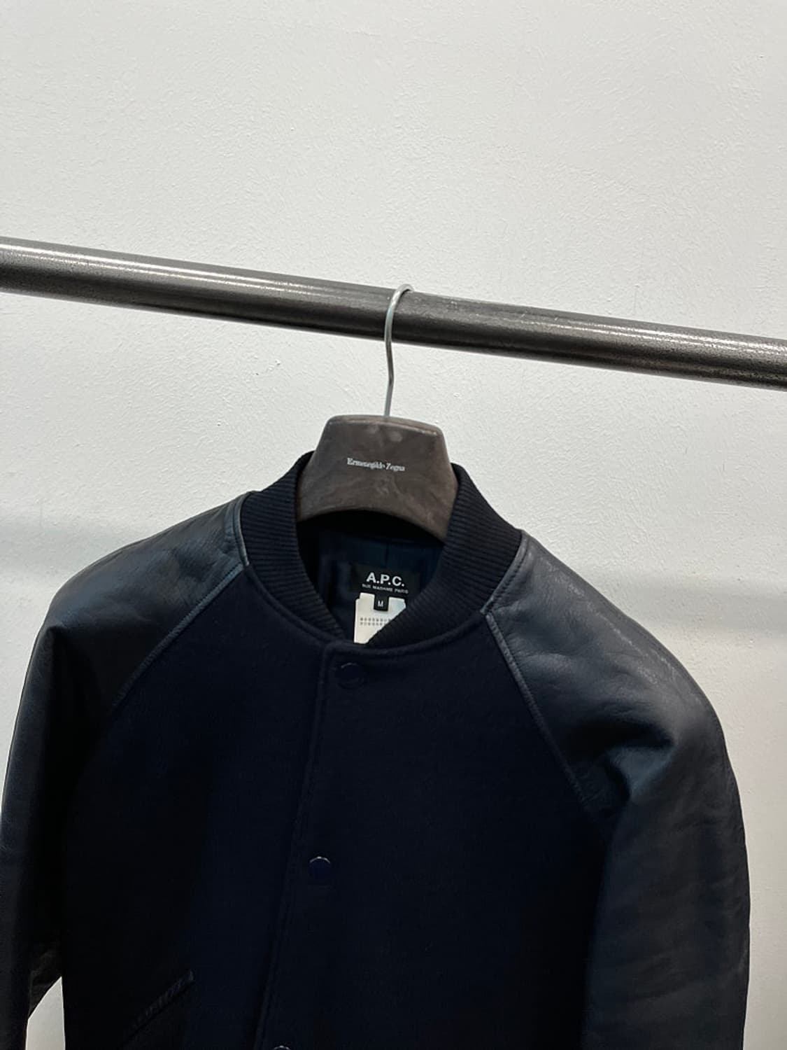 95) 아페세 레더 테디자켓  상품이미지2