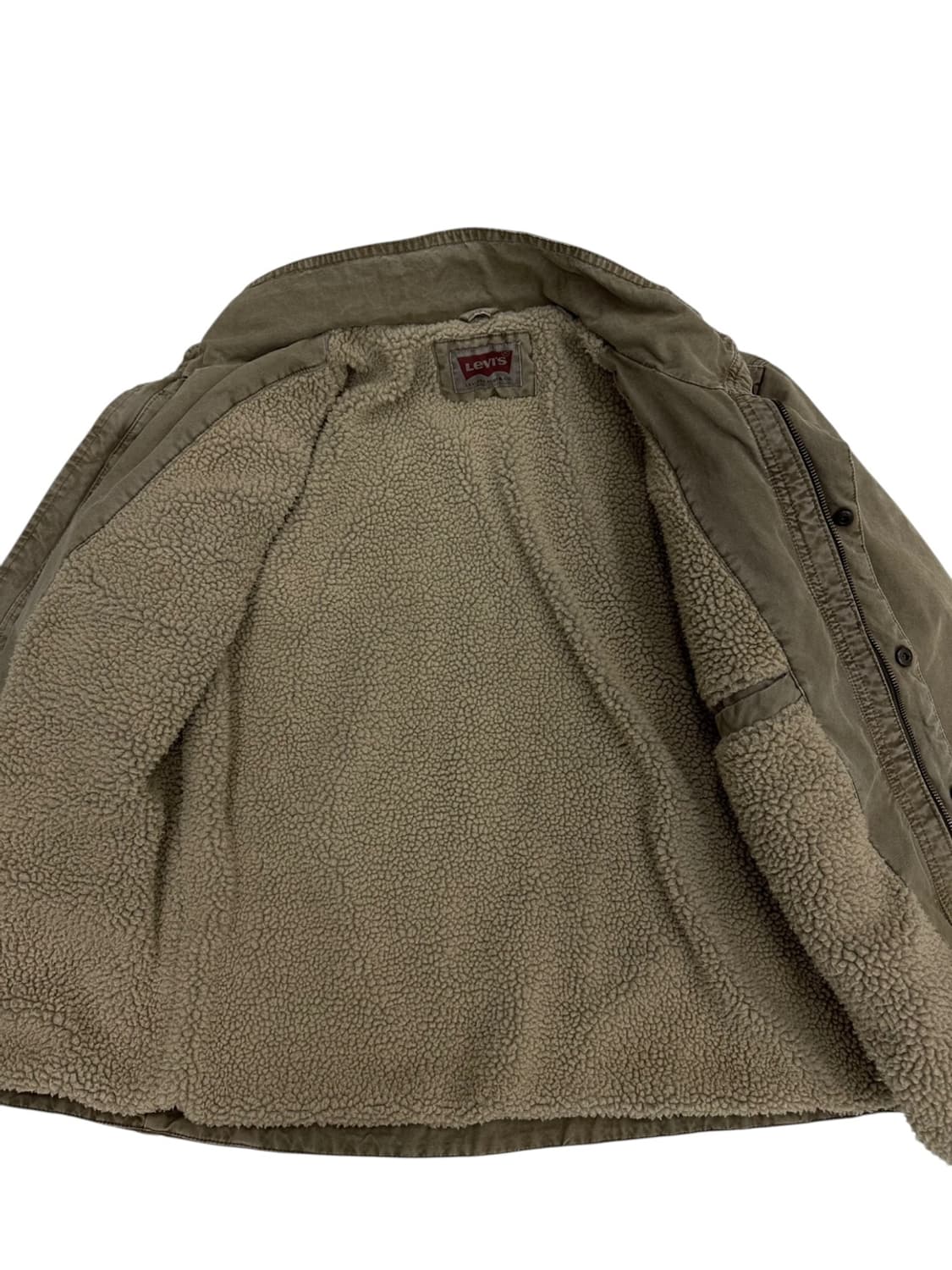 00s 리바이스 기모 밀리터리자켓 베이지 (L)  상품이미지8