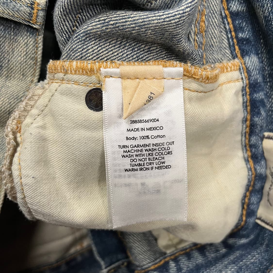 [정품] 데님앤서플라이 랄프로렌 워싱 청바지 b15 상품이미지5