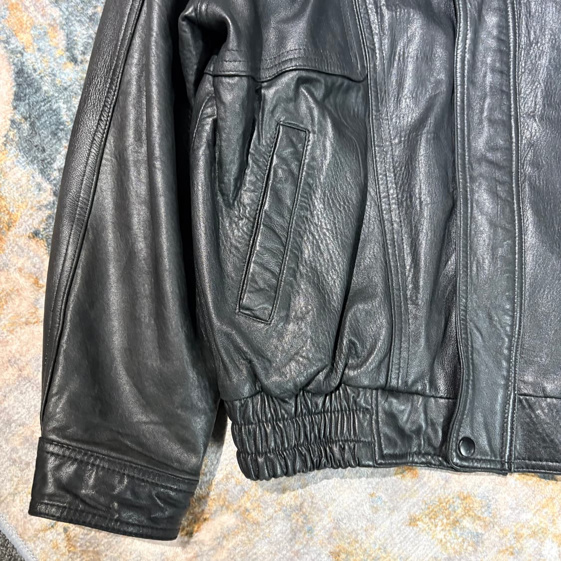 빈티지 양가죽 레더 자켓 상품이미지5