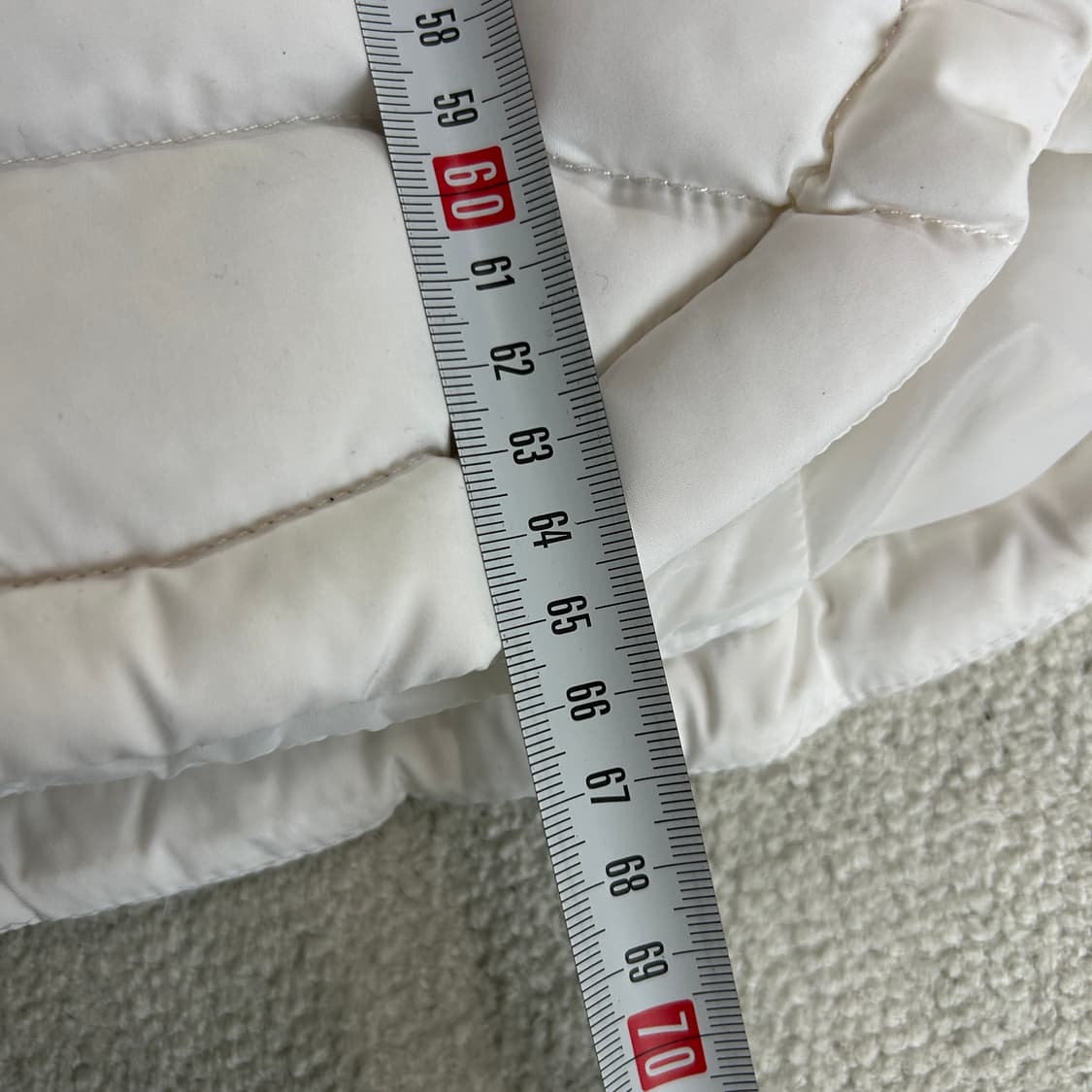 라이풀 미니멀 가먼츠 화이트 롱패딩 상품이미지5