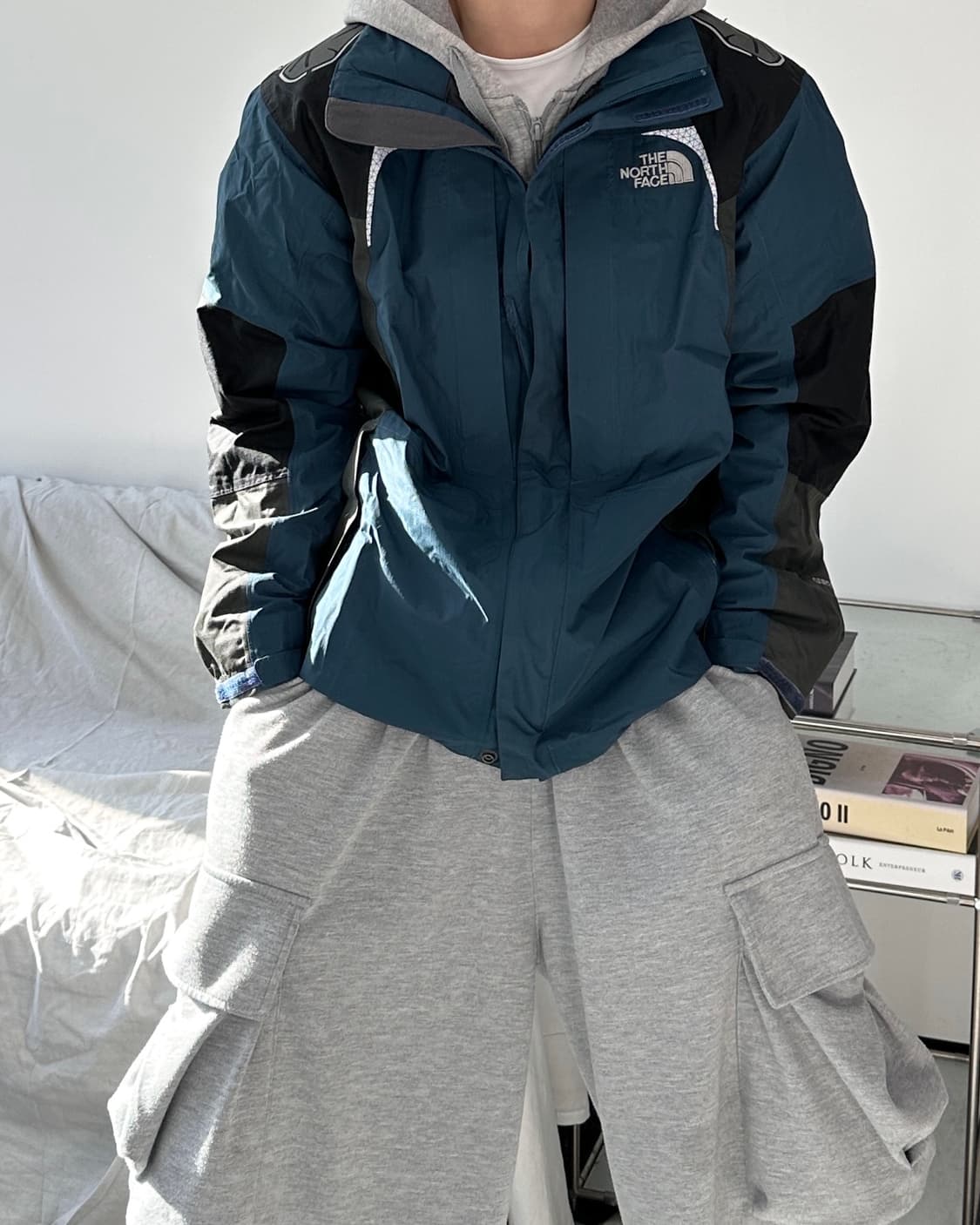 노스페이스 블루 고어텍스 써밋 시리즈 바람막이 100 상품이미지1