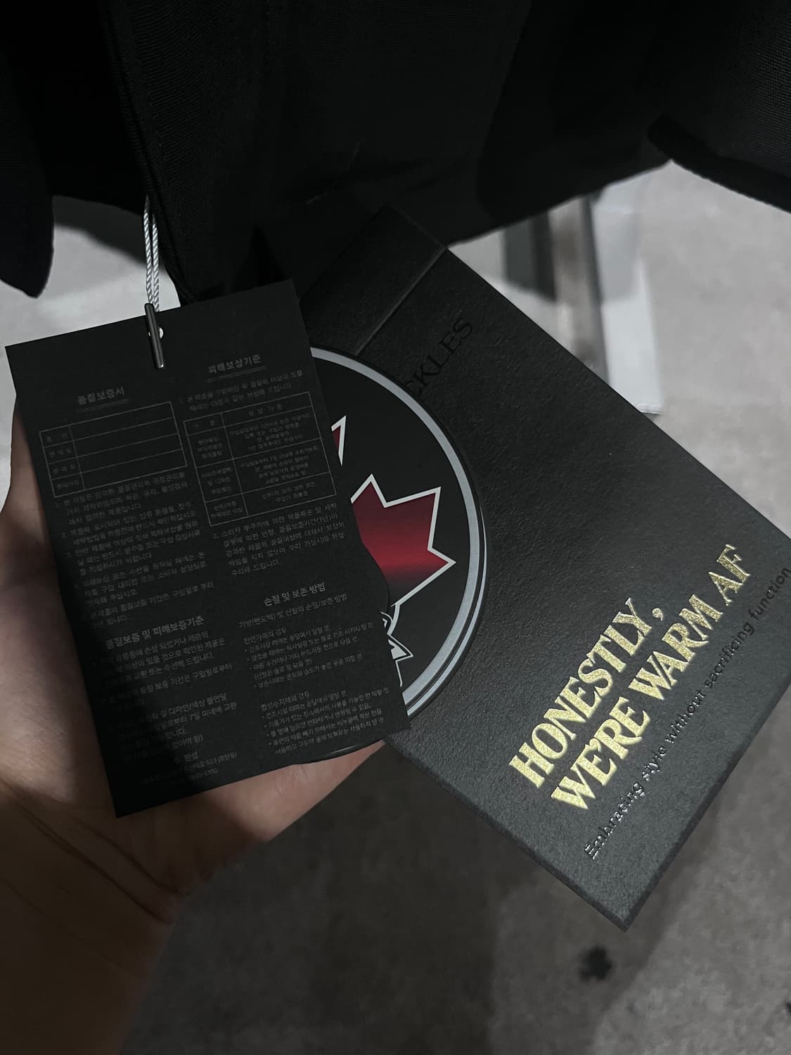 무스너클 쓰리쿼터 패딩 (새상품급) 상품이미지8