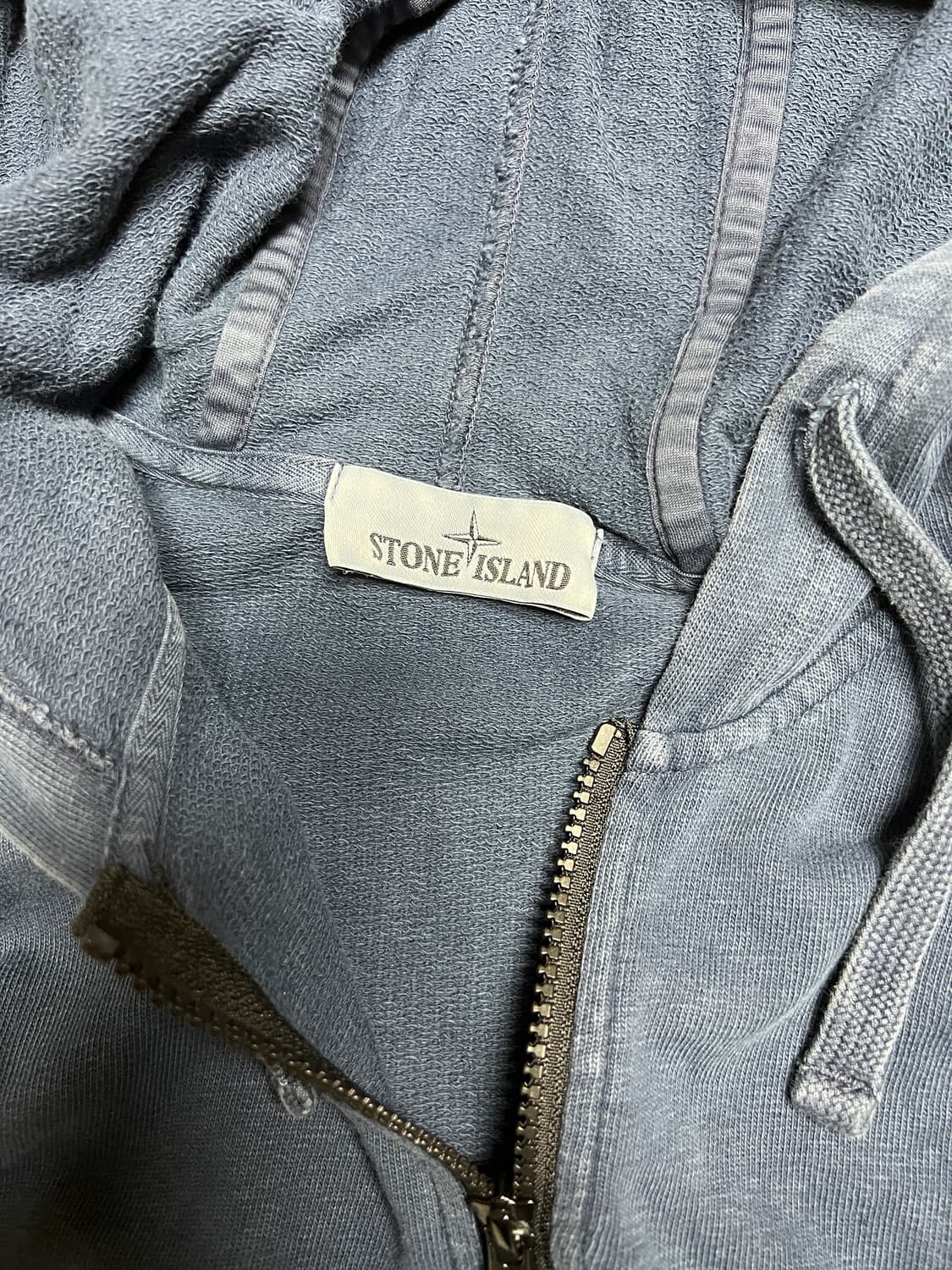 [M] 스톤 아일랜드 후드집업 네이비 상품이미지3