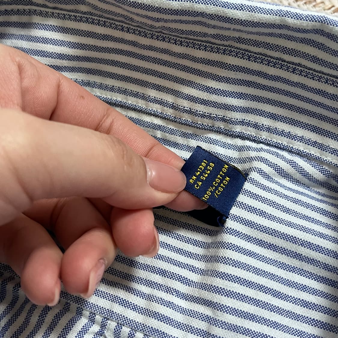 [정품] 폴로 블루 / 멀티포니 스트라이프 셔츠 [ S ] 상품이미지4