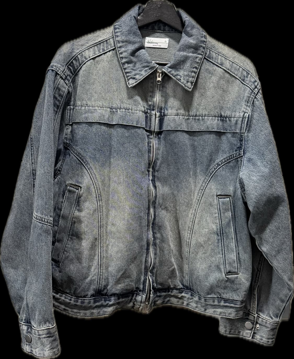 스탠다드에러 빈티지 워시드 레이서 데님 자켓 상품이미지3