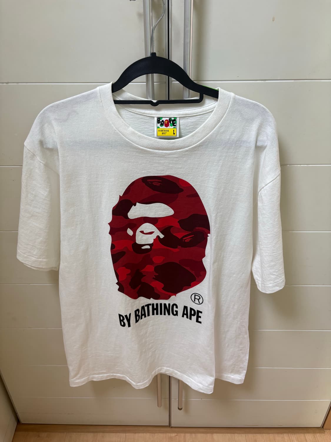 베이프 빨강 L사이즈 상품이미지1