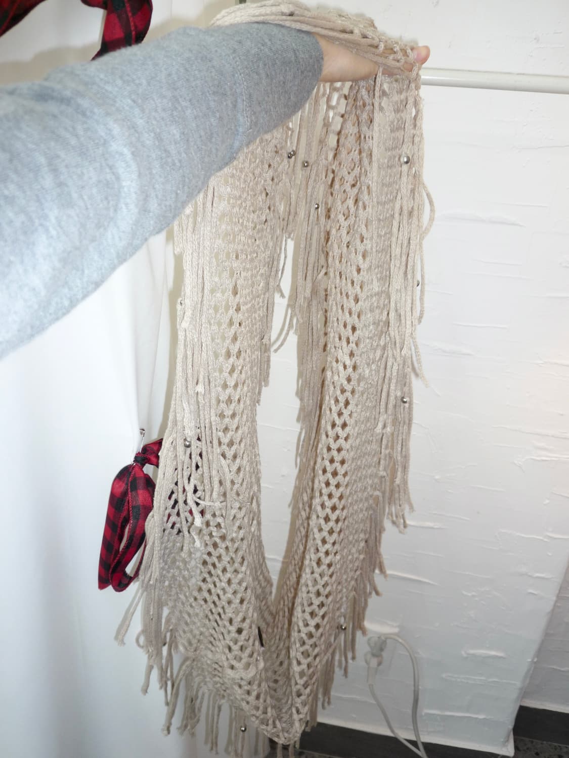 Silver ball point net muffler 상품이미지5