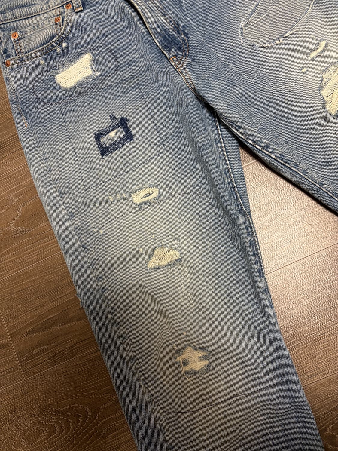 [30/32]리바이스 디스트로이드 스테이루즈 데님 판매. 상품이미지3