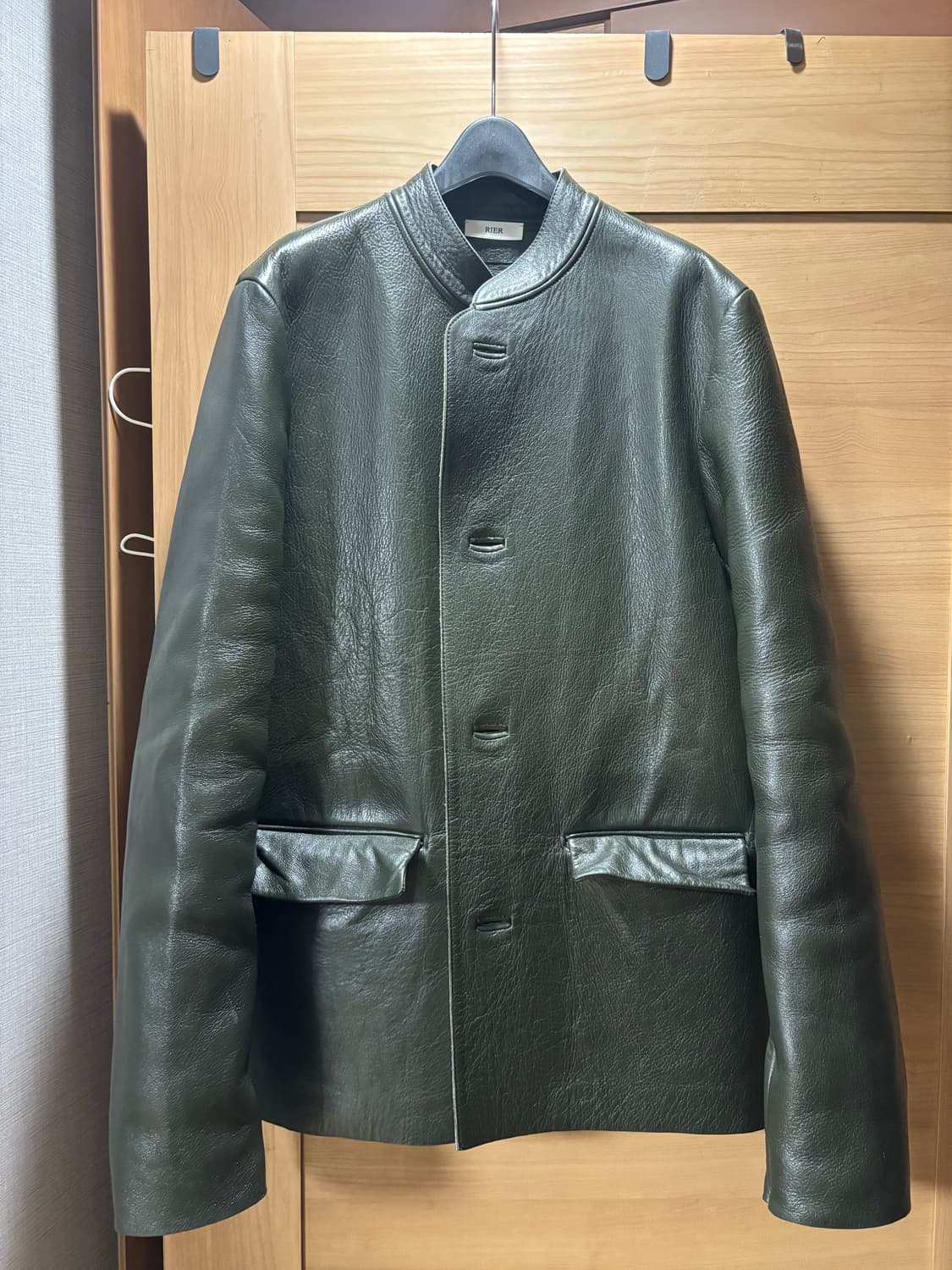 (S) rier bonded leather jacket ivy 상품이미지2