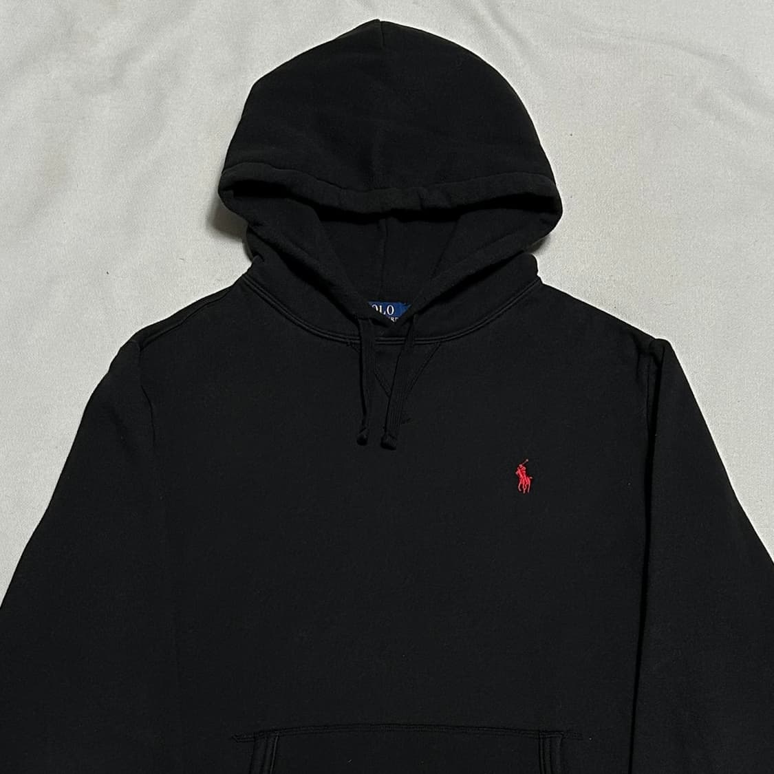L 폴로랄프로렌 블랙 기모 후드티 상품이미지1