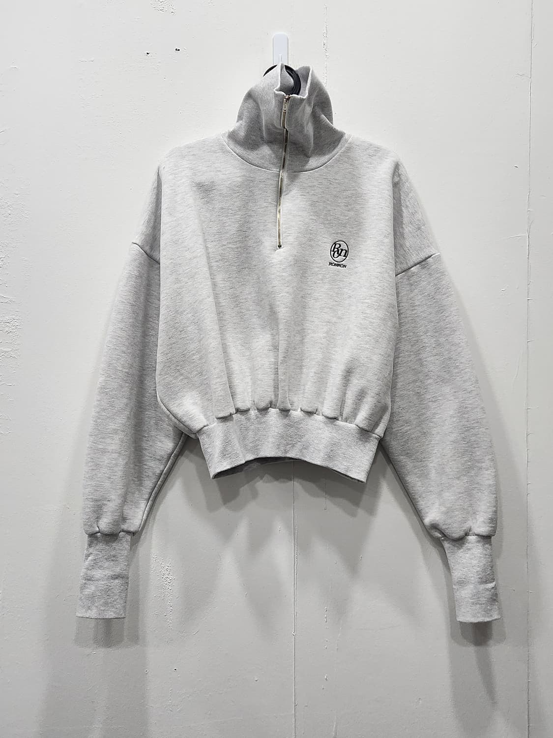 론론 반집업 크롭 기모 맨투맨  F  상품이미지1