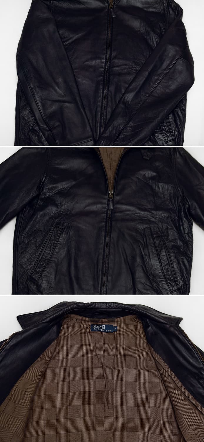 폴로 랄프로렌 클래식 맥스웰 램스킨 레더 자켓 (M / 100) 상품이미지6