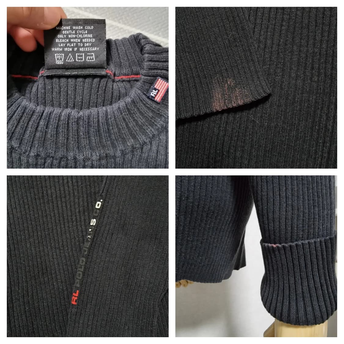 (L) 폴로니트 폴로진스컴퍼니니트 폴로스웨터 polo 폴로랄프로렌 상품이미지9