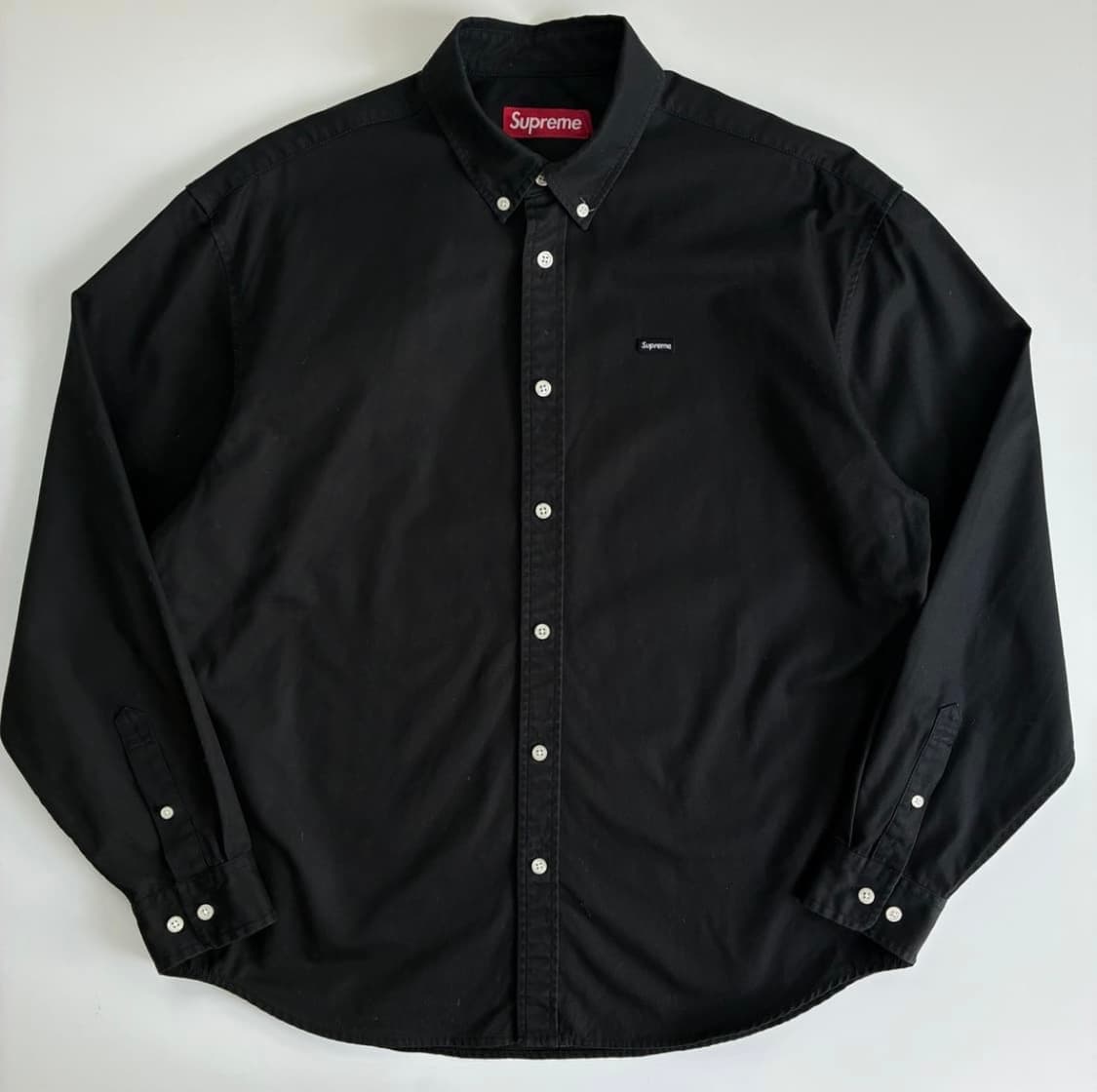 Supreme 슈프림 23FW 블랙 스몰 박스 로고 셔츠 상품이미지3