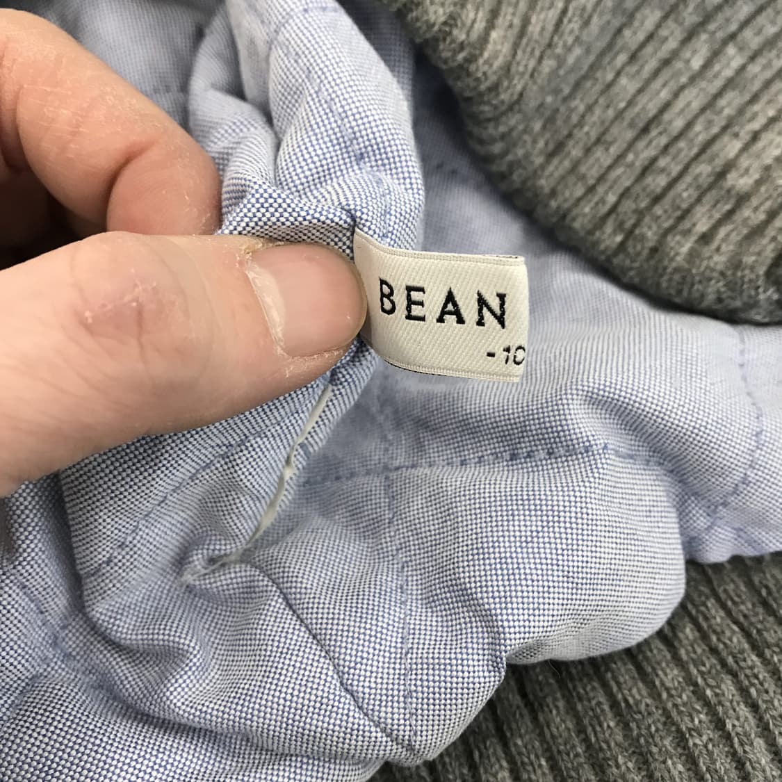 빈폴 울 그레이 방풍니트점퍼 [95] 상품이미지6