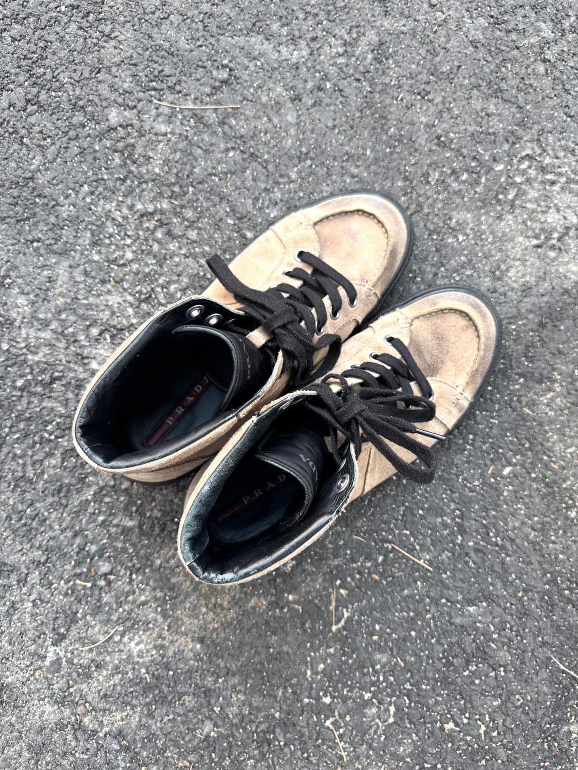 Prada Sport Suede High-Top Sneakers 7.5( 상품이미지4