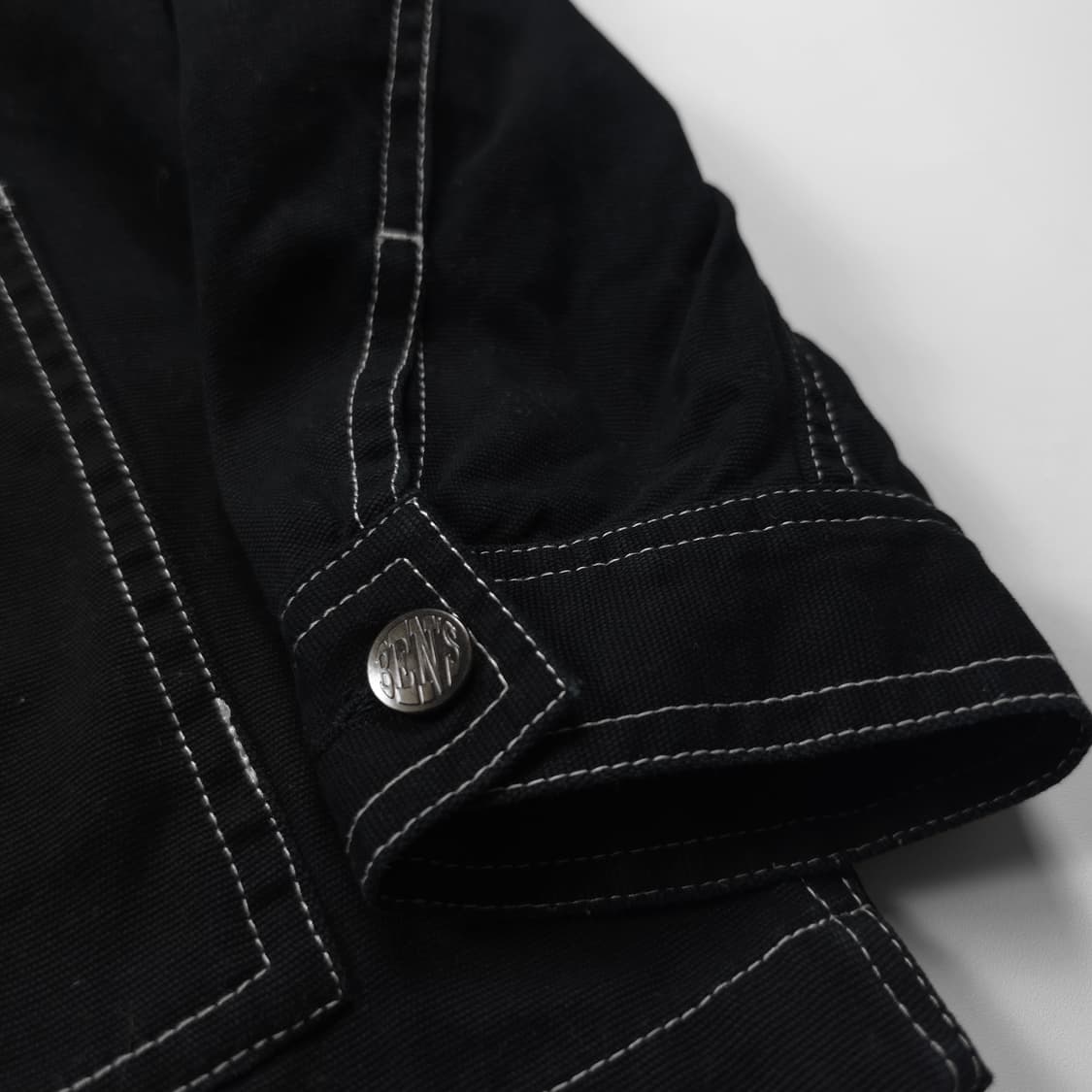 벤데이비스 일판 아웃스티치 블랙 워크 자켓 (XL) 상품이미지4