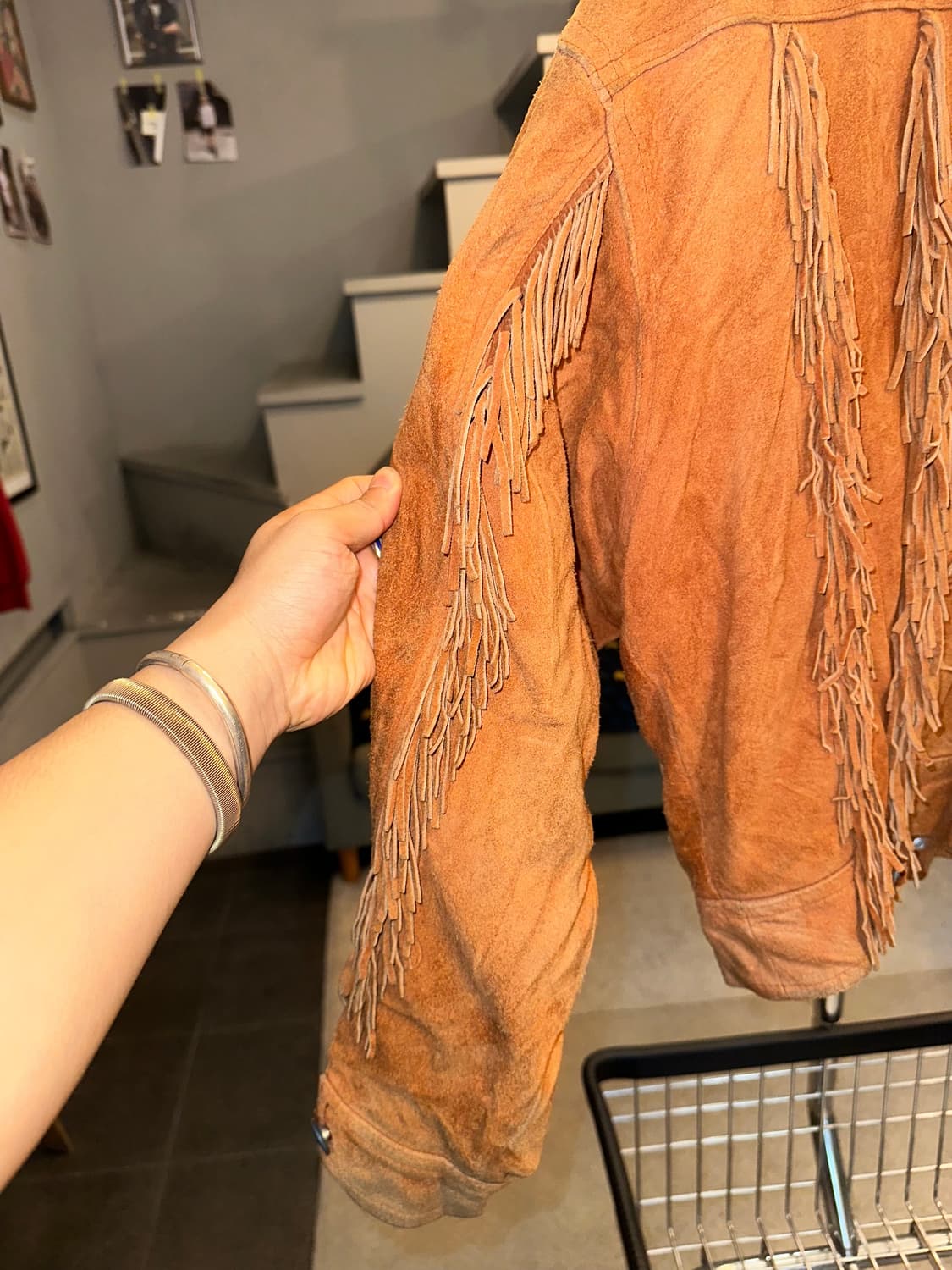 90’s Fancy ball 3-type Suede fringe JK 상품이미지10