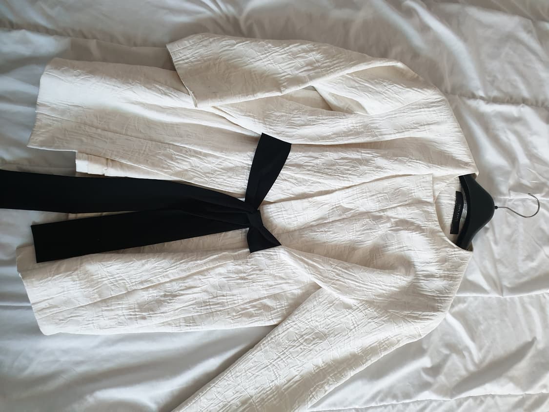 Zara 자라 샤넬 리본 코트 상품이미지6