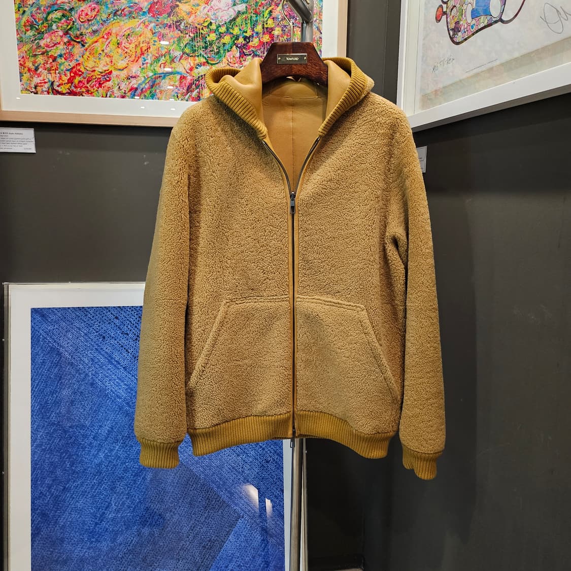 로로피아나 램스킨 리버시블 풀 시어링 무스탕 가죽자켓 상품이미지3