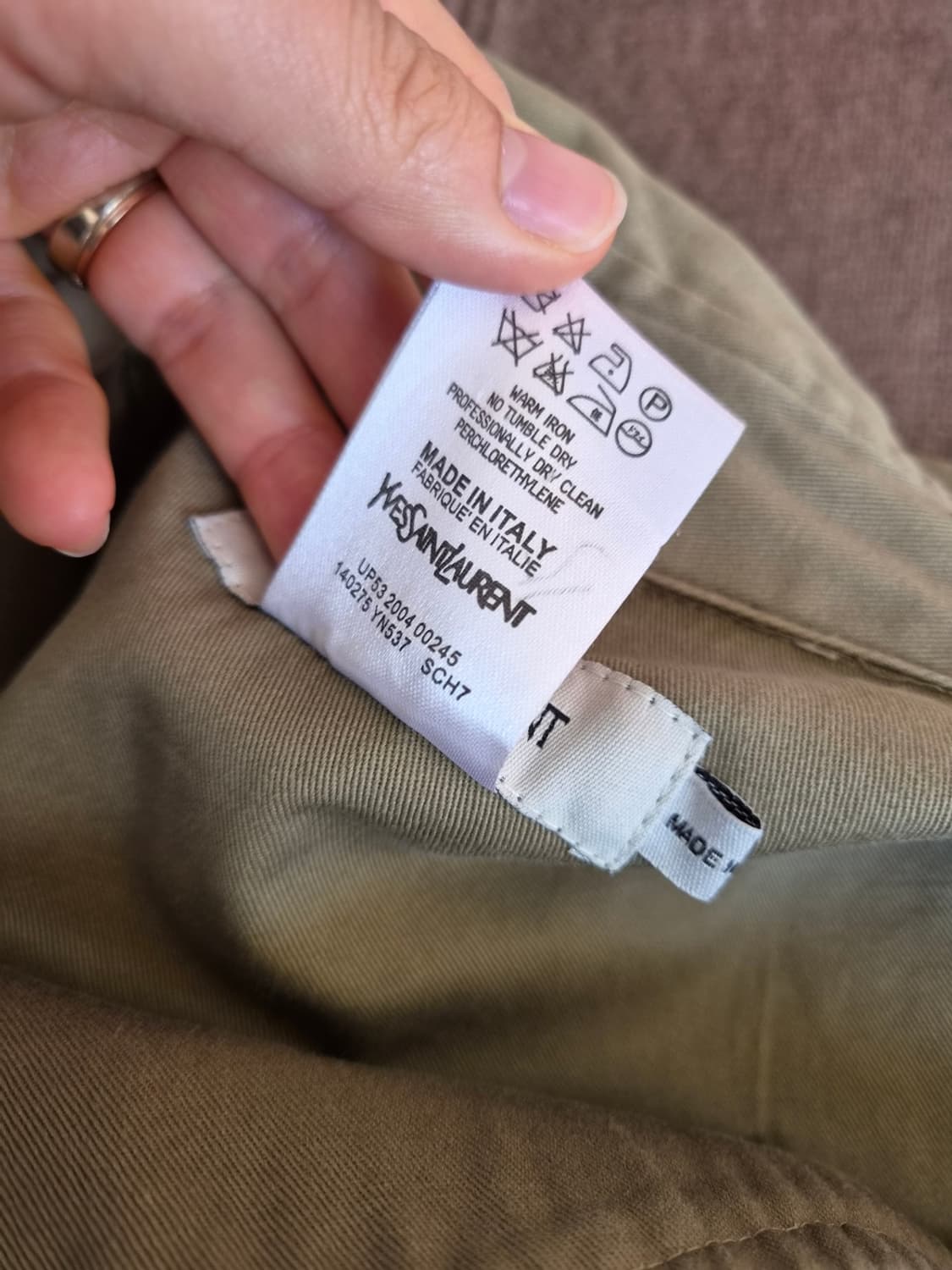 입생로랑 여성 야상셔츠자켓 상품이미지8