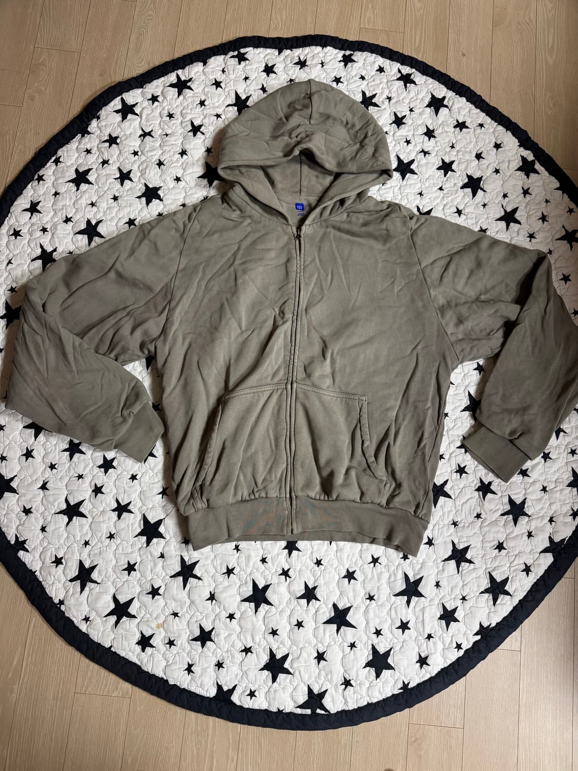 이지갭 더블 레이어드 후드집업 토프 상품이미지1