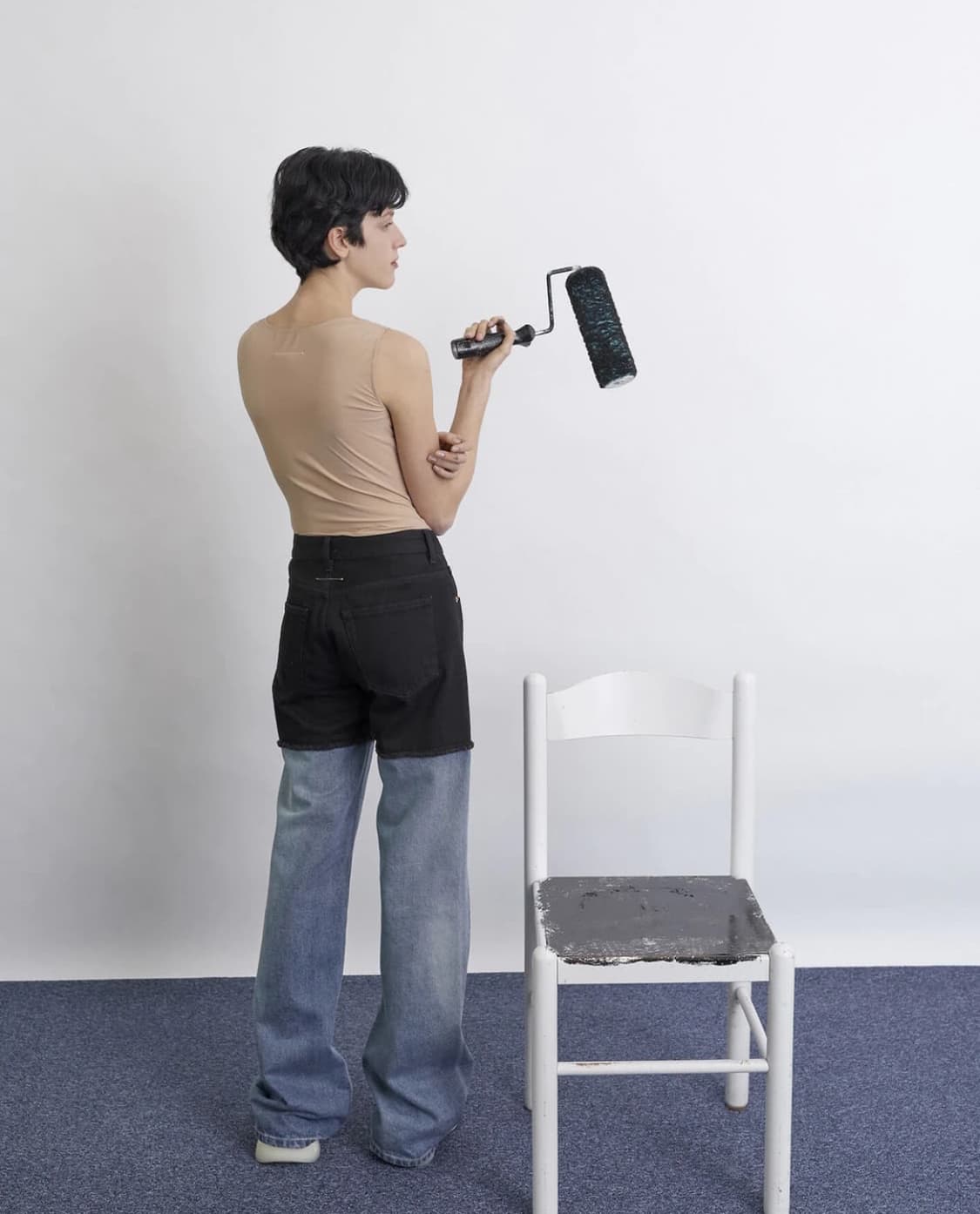 mm6 마르지엘라 투톤 데님 팬츠 40 상품이미지3