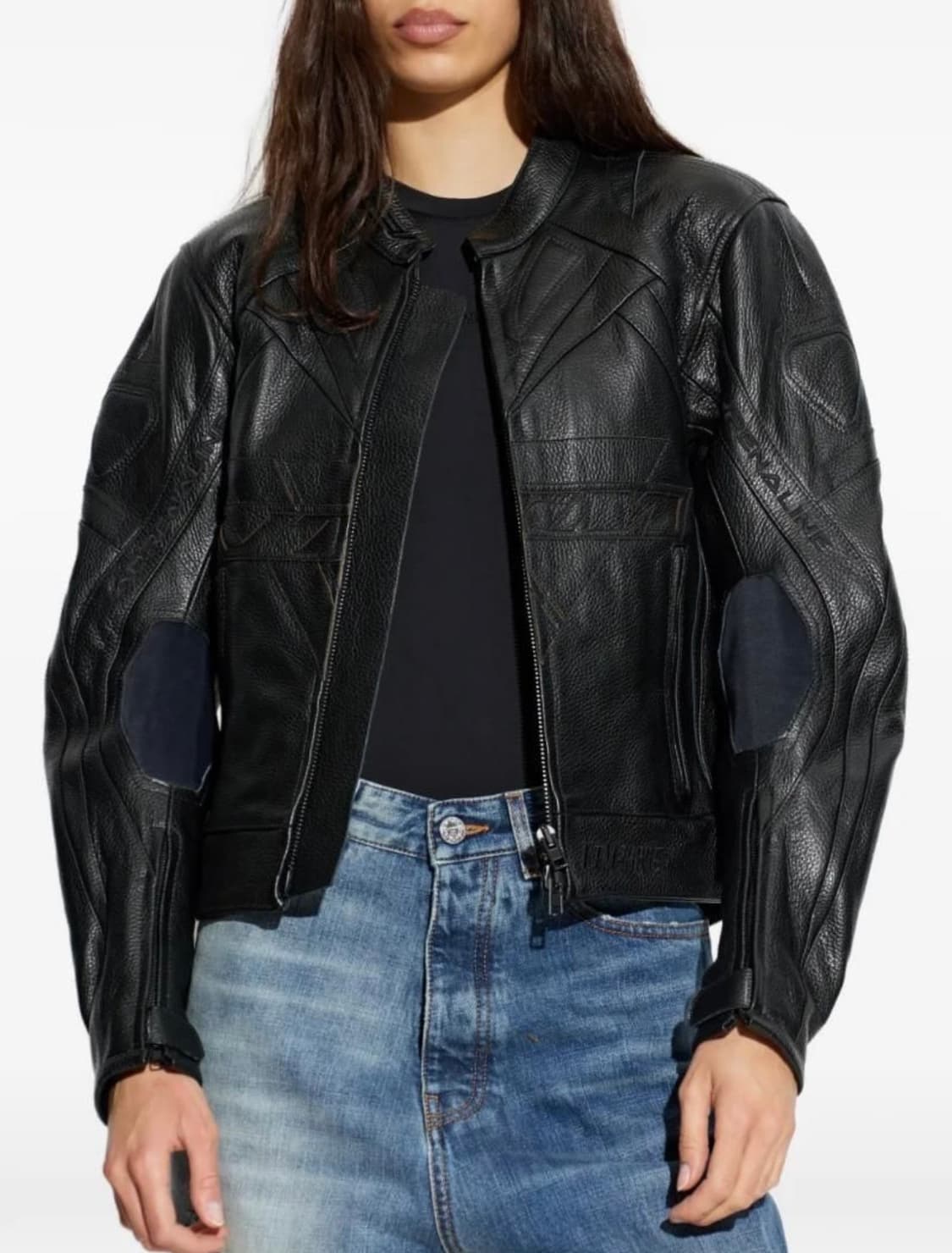 Vetements Pattern Leather Jacket 상품이미지2