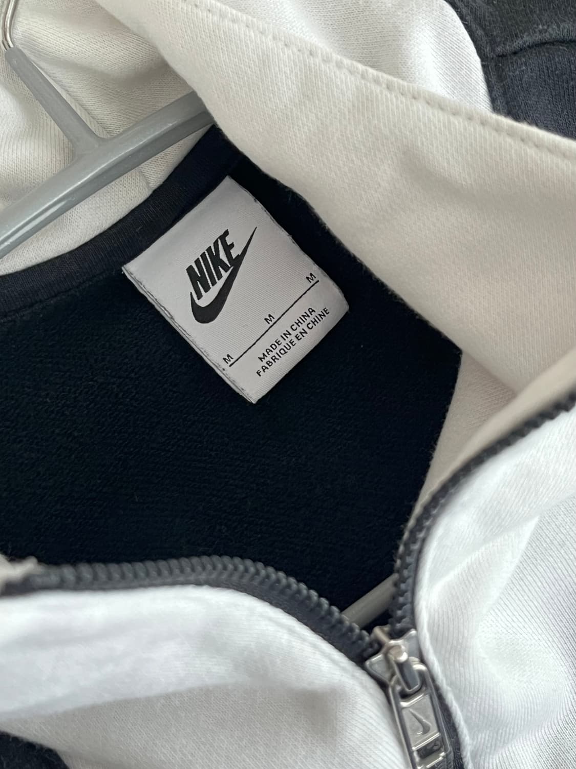 M)나이키 팀 블랙 하프집업 맨투맨 반집업 상품이미지3