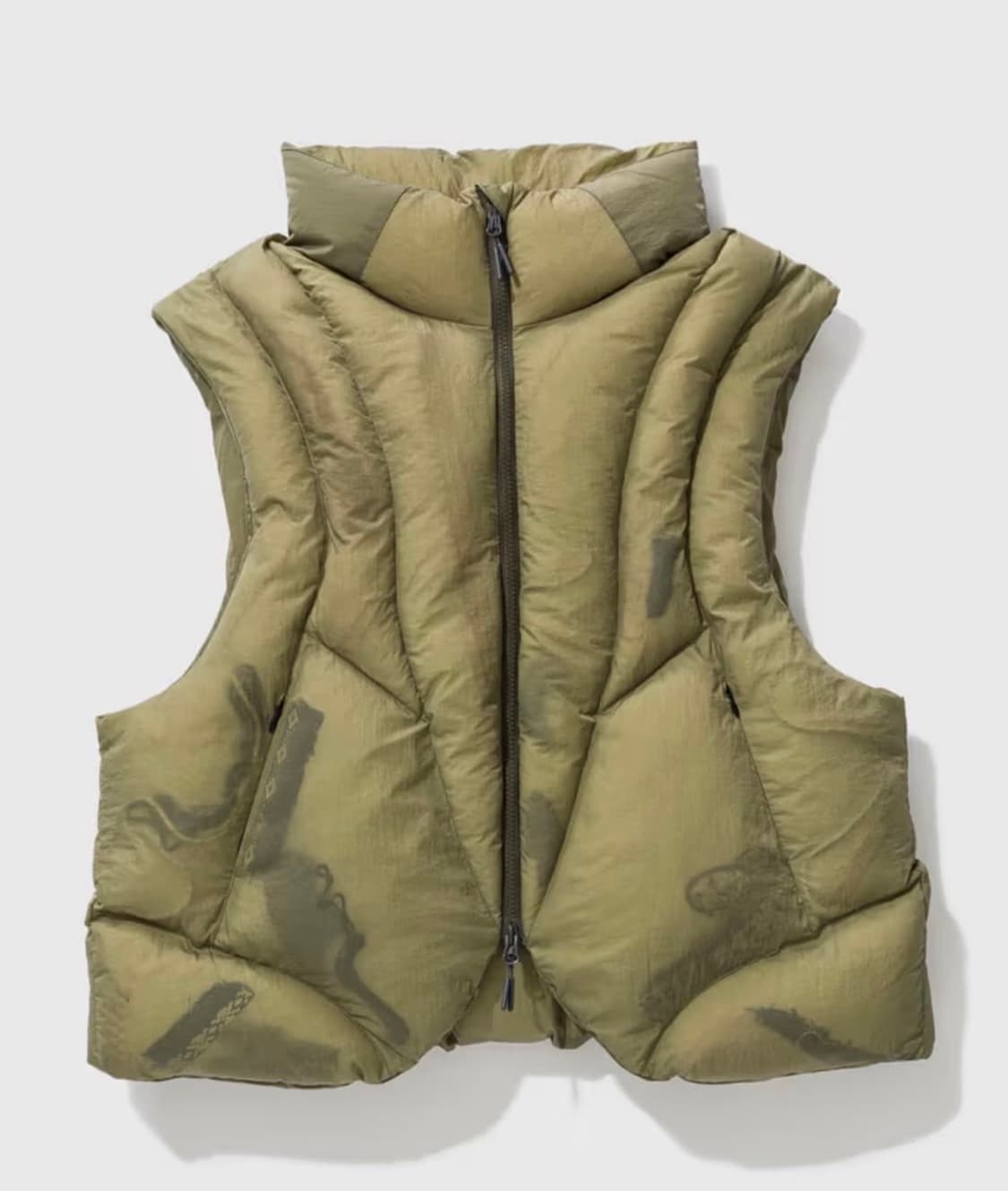 Hyein seo padded vest 리버시블 패딩 베스트 카키 3 상품이미지1