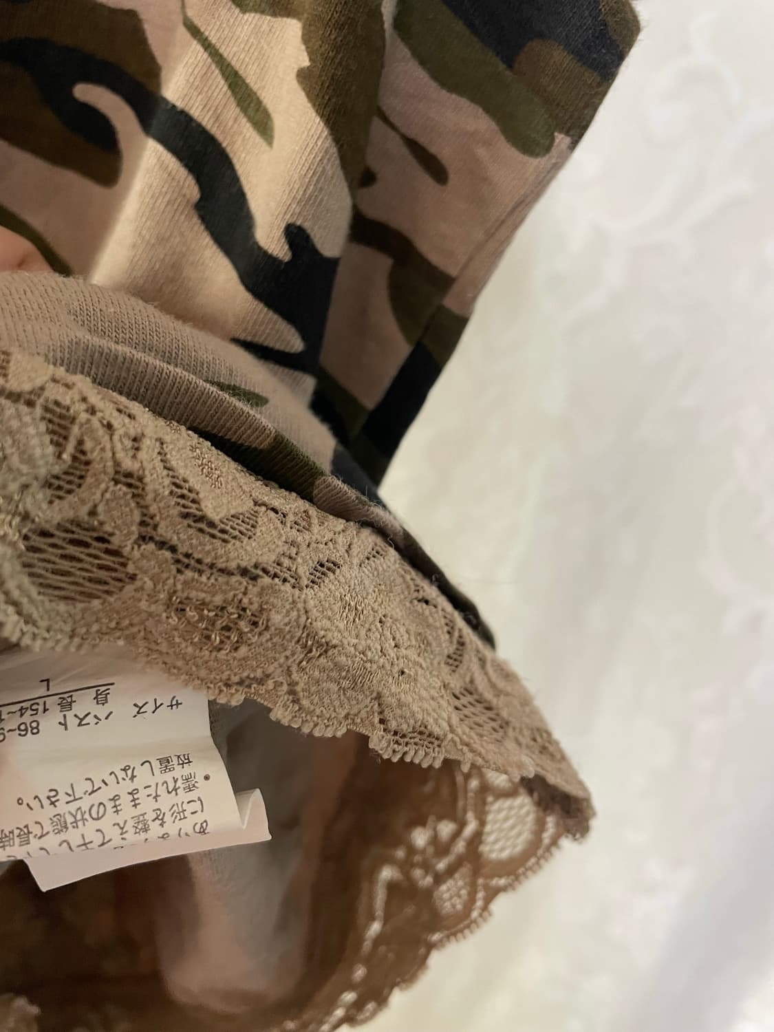밀리터리 레이스 레이어드 나시 상품이미지5