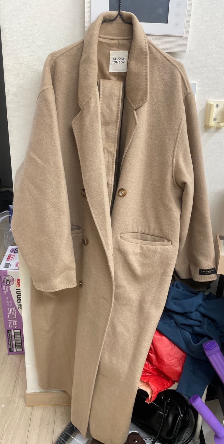 스튜디오 톰보이 캐시미어 코트 (울 68+캐시미어 12) 상품이미지2