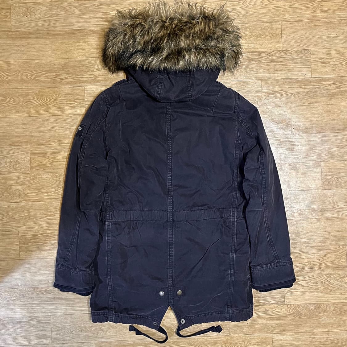 정품) 아베크롬비 프리미엄 아우터 쉐르파 양털 후드퍼 야상 패딩/ 105 상품이미지3