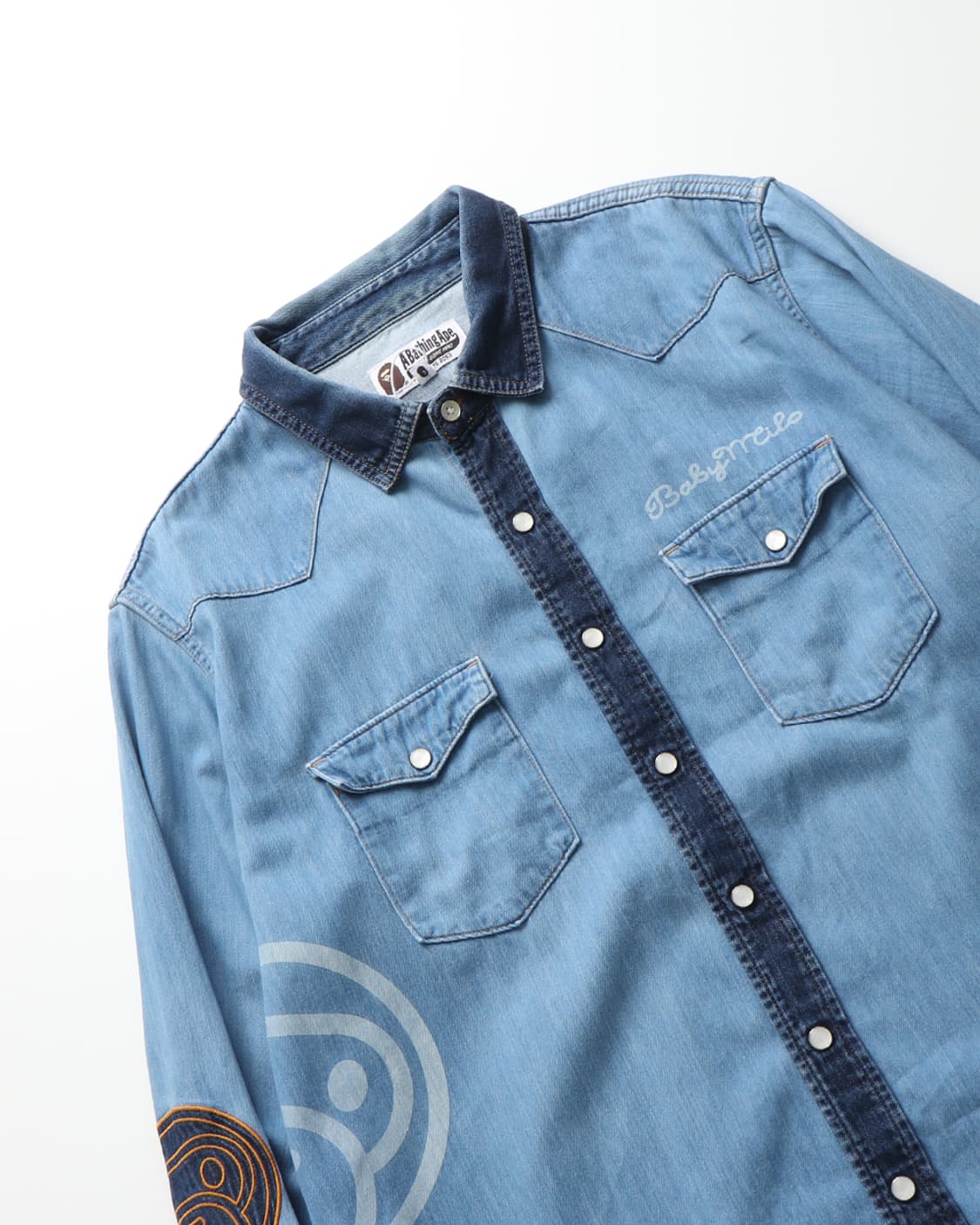 베이프 A BATHING APE Milo Western Shirt 상품이미지3
