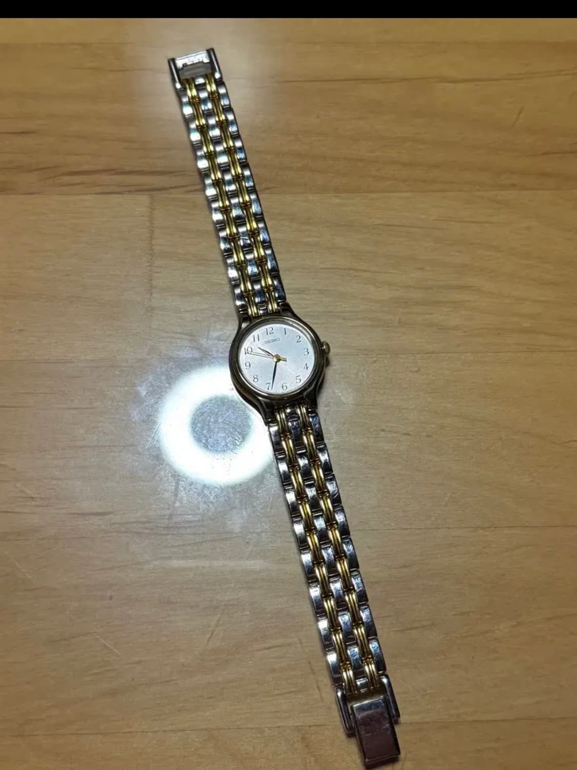 90년대 세이코 콤비 쿼츠 여성용 상품이미지5