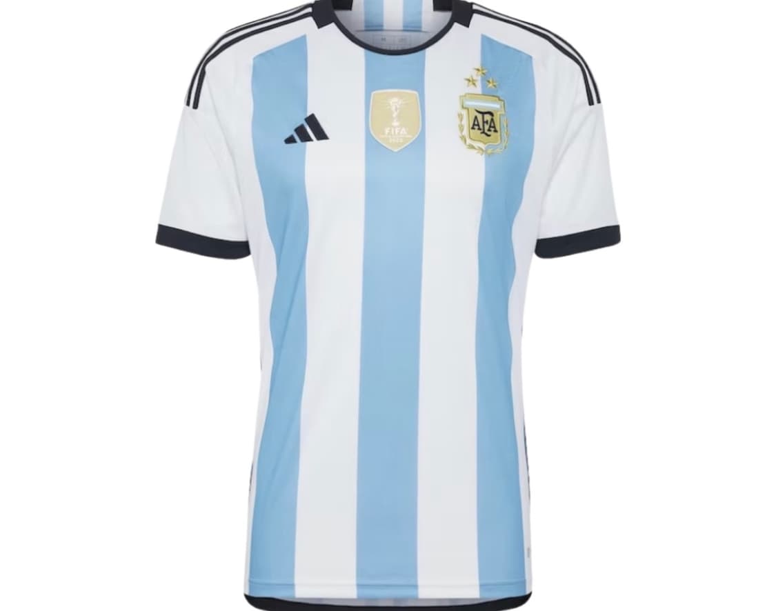 아디다스 아르헨티나 2022 위너 3-스타 홈 저지 화이트 라이트 블루 상품이미지1