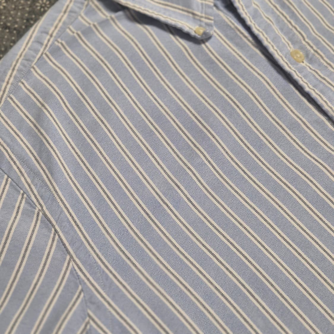 [M] 폴로 클래식핏 스카이블루 스트라이프 -513 상품이미지2