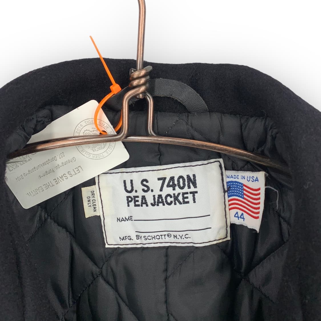 쇼트 USA 헤비울 더블 피코트 상품이미지5