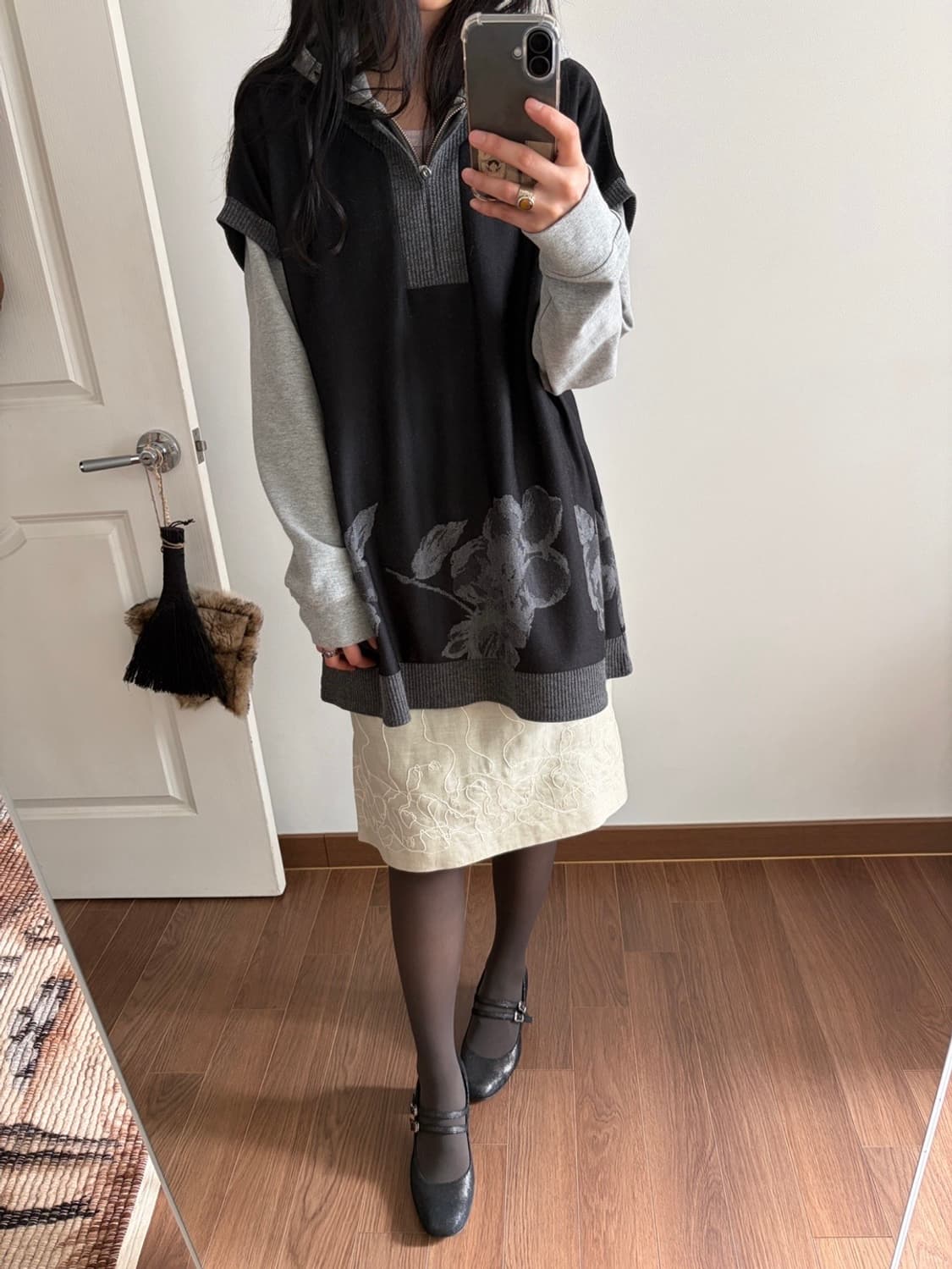 flower patterned tunic dress 상품이미지2