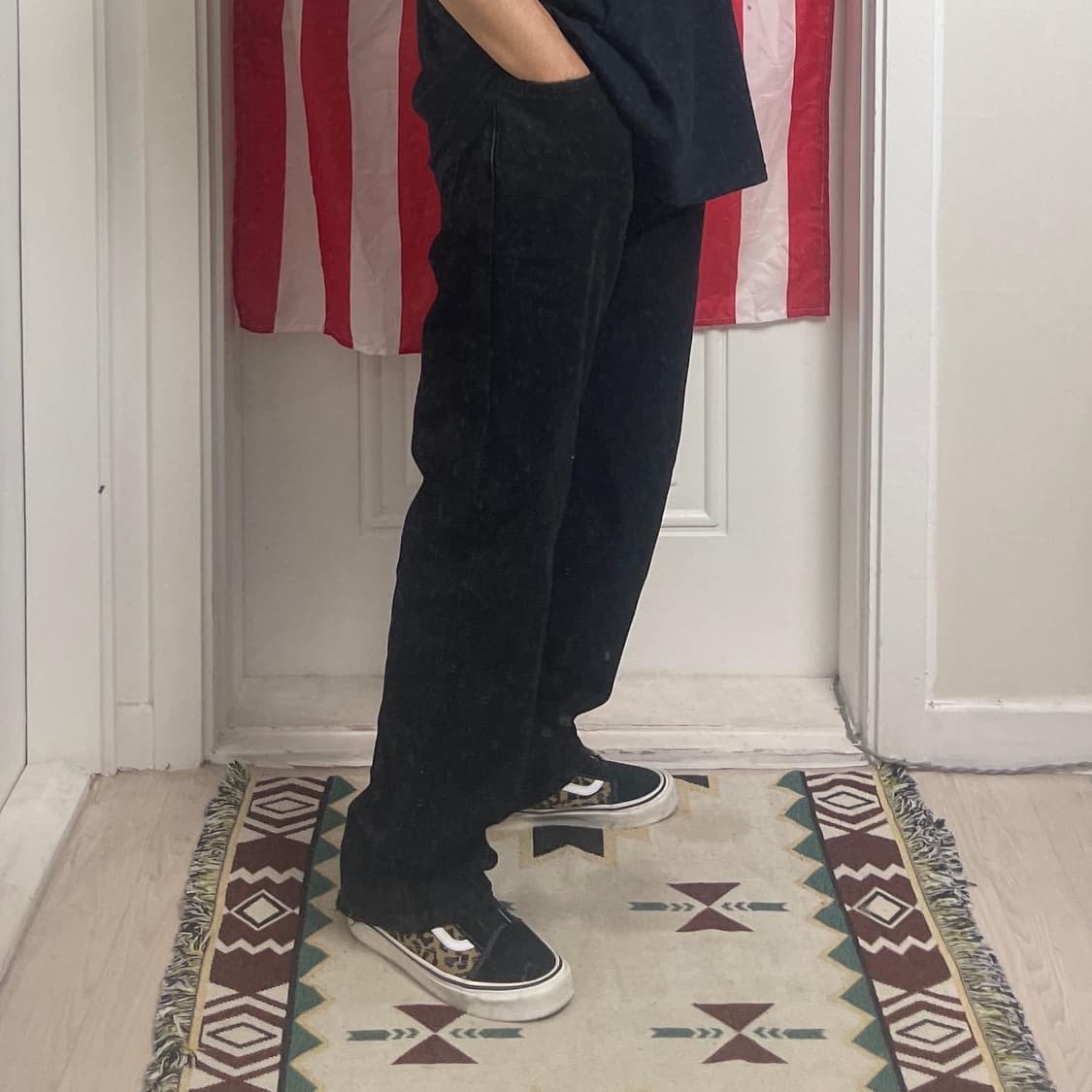 리바이스 505 흑청바지 빈티지 블랙진 데님팬츠  상품이미지2