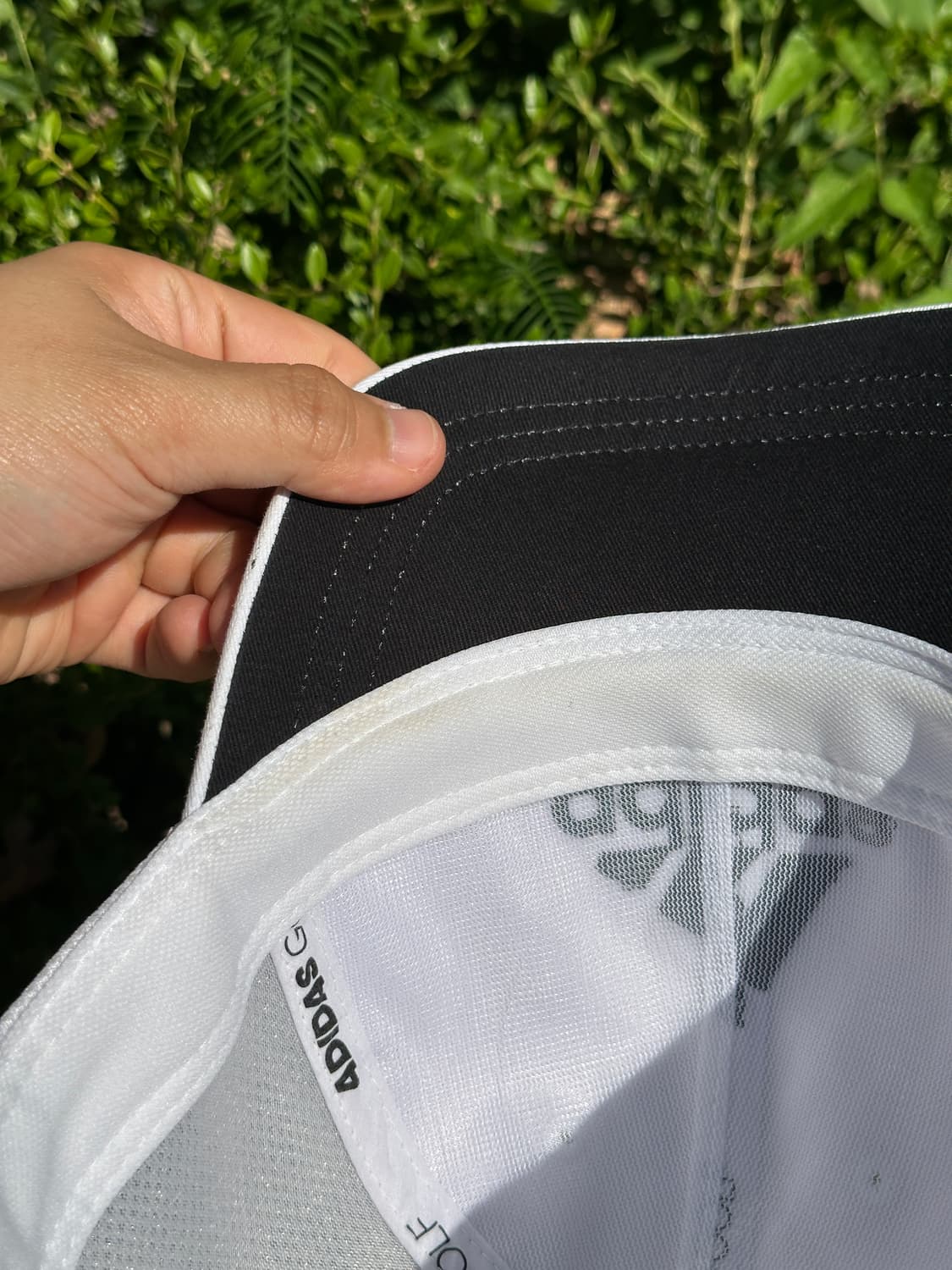 [F] ADIDAS 아디다스 로고 화이트 볼캡 모자 상품이미지9