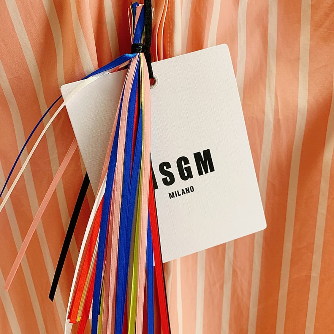 MSGM 여성 연핑크 스트라이프 셔츠 상품이미지4