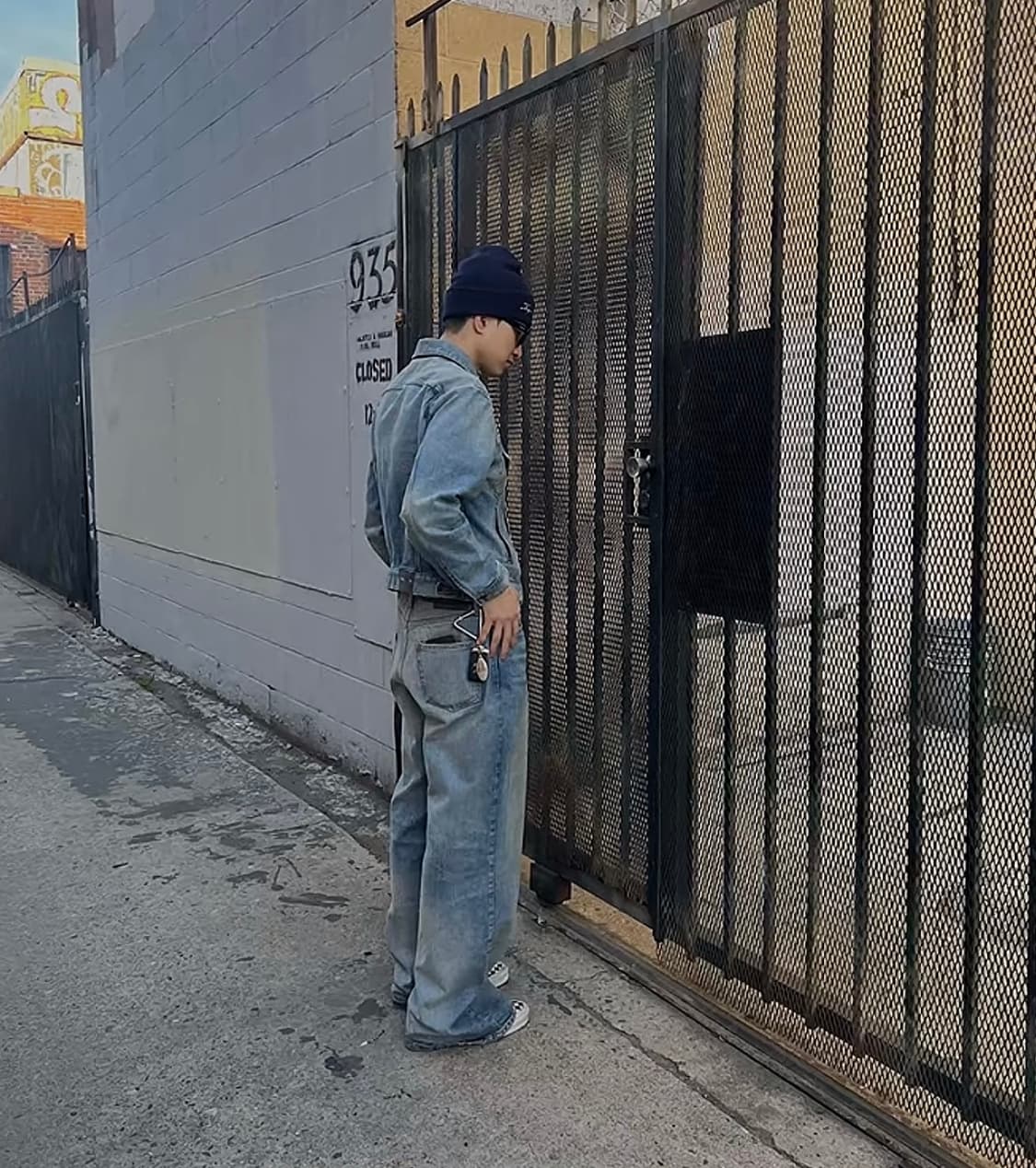 shapesUSA 선데이 블루 베기 데님 32 상품이미지4