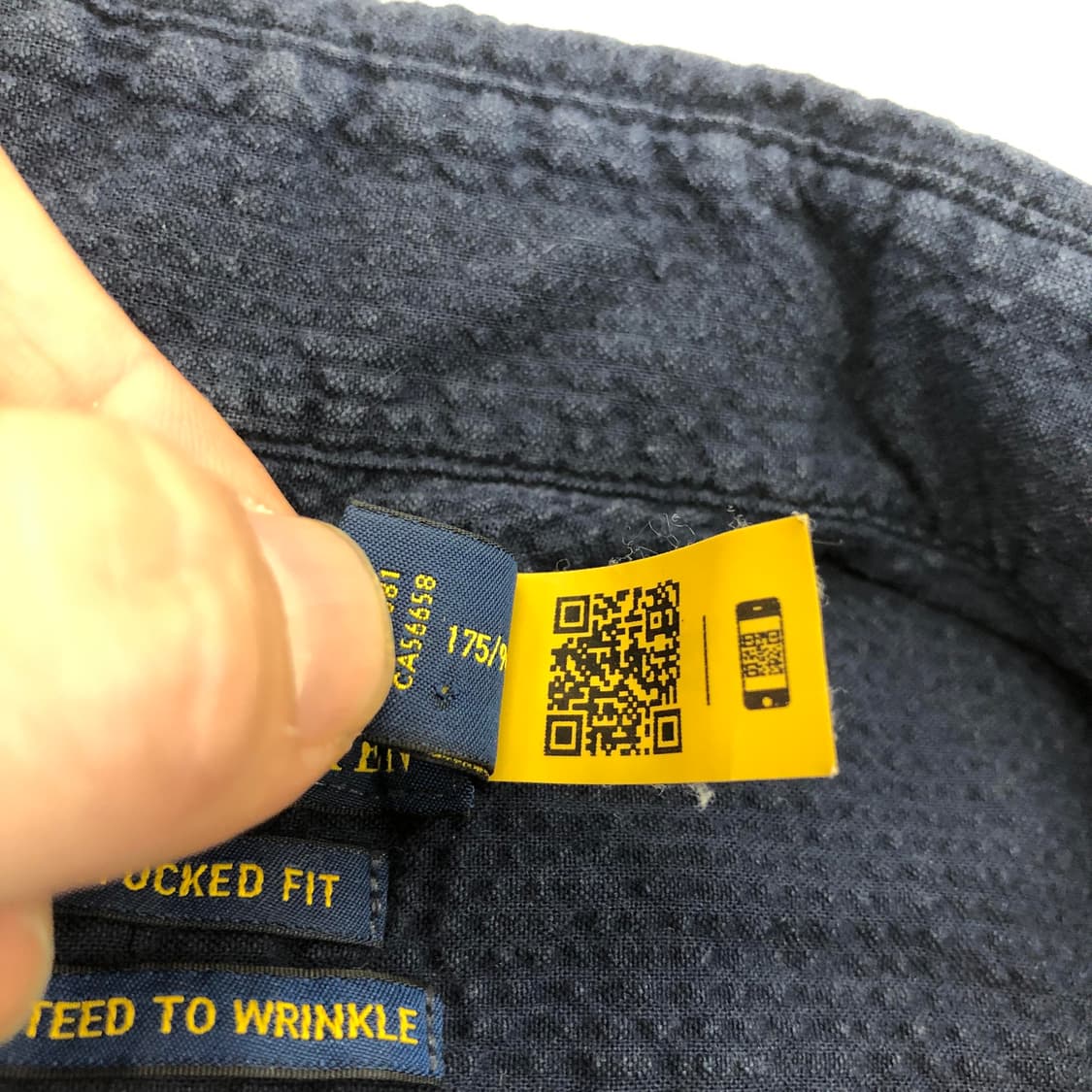 폴로 랄프로렌 [QR]백화점판 시어서커 반팔셔츠 M 상품이미지6