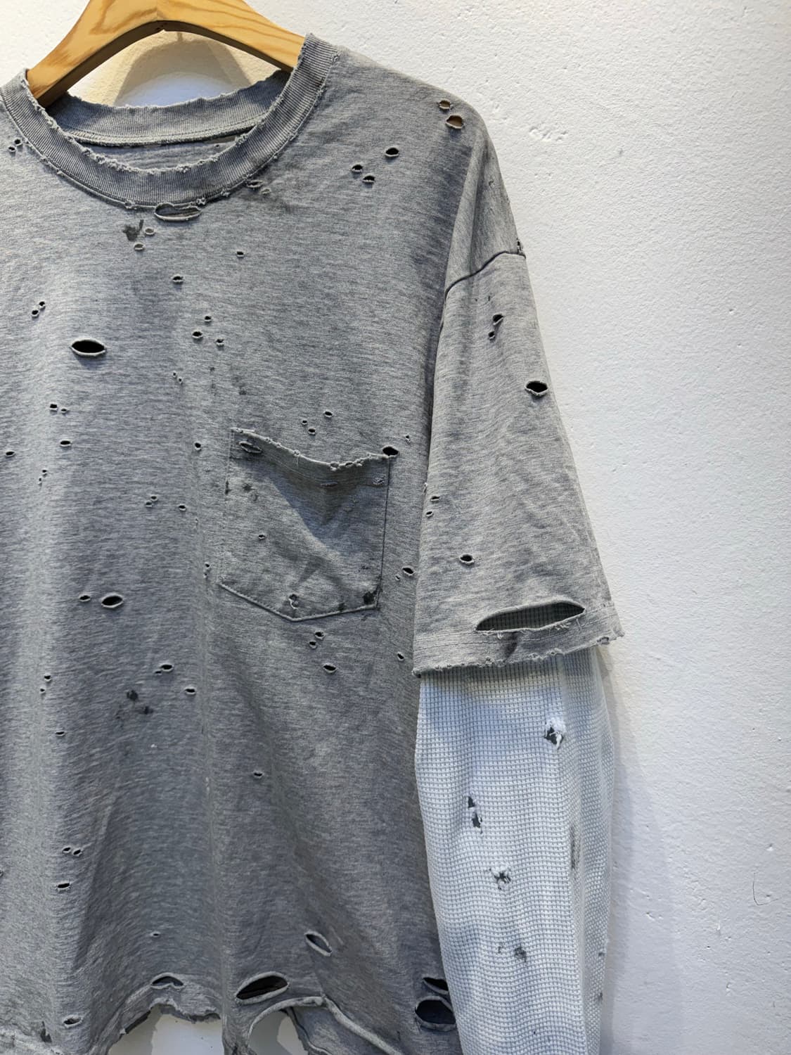 빈티지 와플 레이어드 상품이미지3