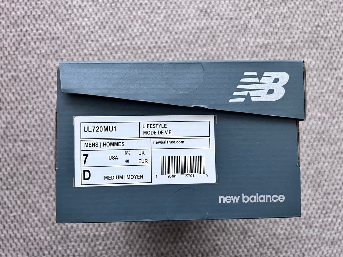 뉴발란스 720 (UL720MU1) 250사이즈 상품이미지2
