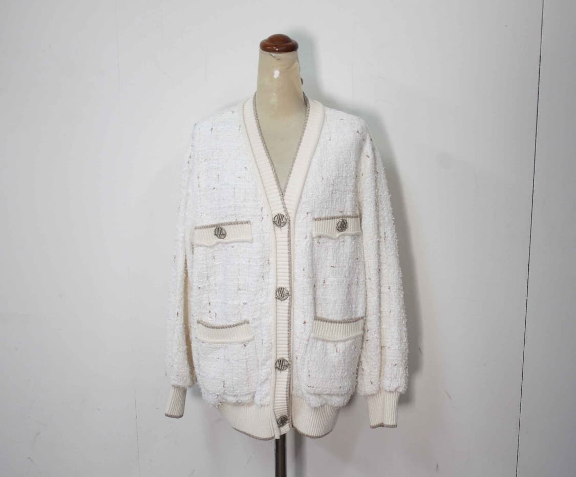 J-12117/랑방 정품 여성용 트위드 가디건 82-94-160 상품이미지1