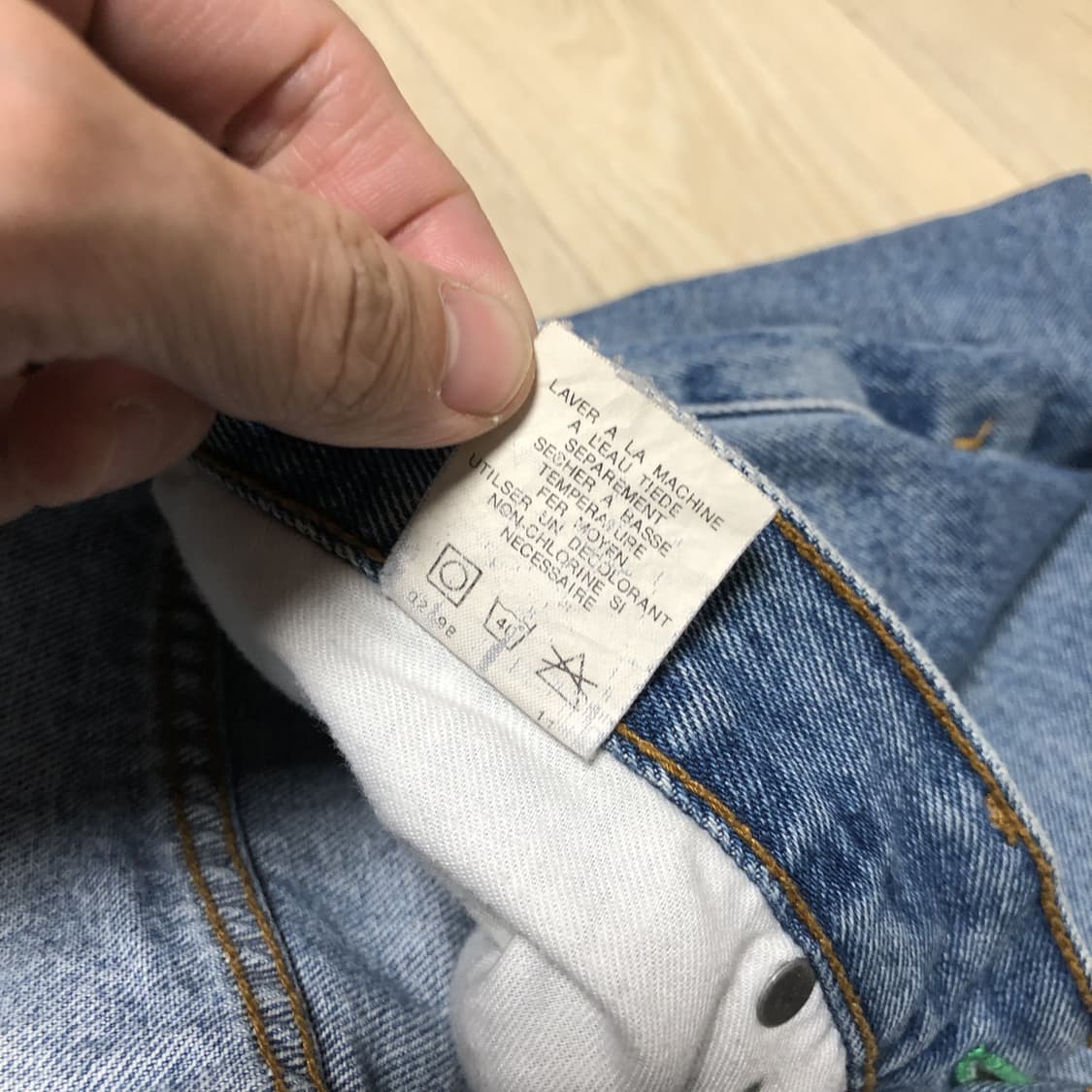 (32) 00's 타미 힐피거 미국제 프리덤핏 (릴렉스드핏) 연청 데님 상품이미지5